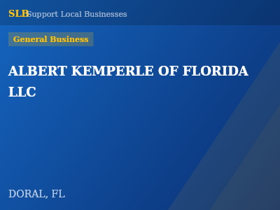 ALBERT KEMPERLE OF FLORIDA LLC — General Business in DORAL, FL