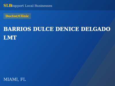 BARRIOS DULCE DENICE DELGADO LMT — Doctor/Clinic in MIAMI, FL