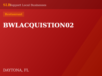 BWLACQUISTION02 — Restaurant in DAYTONA, FL