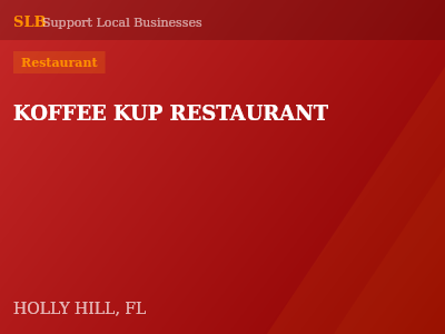 KOFFEE KUP RESTAURANT — Restaurant in HOLLY HILL, FL
