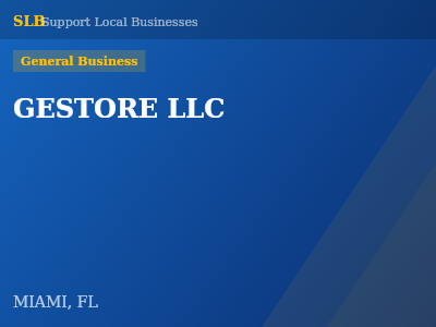 GESTORE LLC — General Business in MIAMI, FL