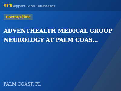 ADVENTHEALTH MEDICAL GROUP NEUROLOGY AT PALM COAST PARKWAY — Doctor/Clinic in PALM COAST, FL