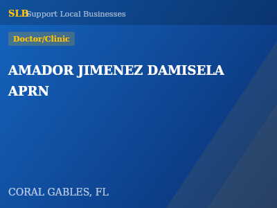 AMADOR JIMENEZ DAMISELA APRN — Doctor/Clinic in CORAL GABLES, FL