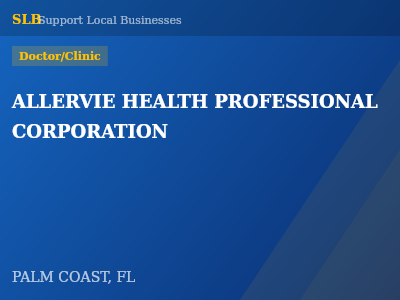 ALLERVIE HEALTH PROFESSIONAL CORPORATION — Doctor/Clinic in PALM COAST, FL
