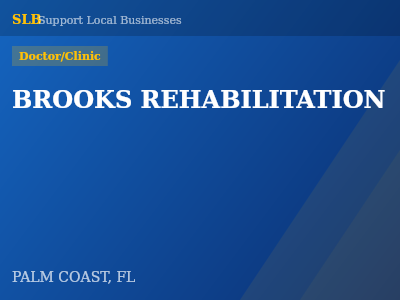 BROOKS REHABILITATION — Doctor/Clinic in PALM COAST, FL