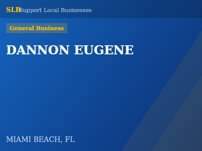 DANNON EUGENE — General Business in MIAMI BEACH, FL