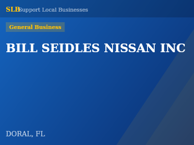 BILL SEIDLES NISSAN INC — General Business in DORAL, FL