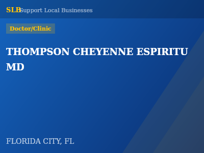 THOMPSON CHEYENNE ESPIRITU MD — Doctor/Clinic in FLORIDA CITY, FL