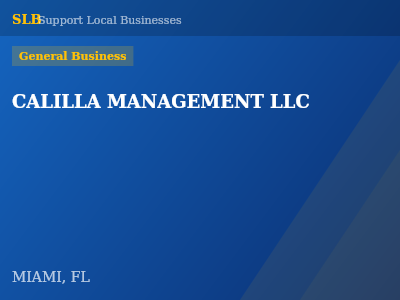 CALILLA MANAGEMENT LLC — General Business in MIAMI, FL