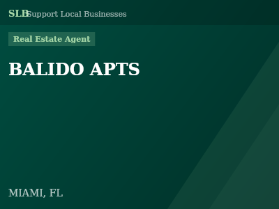 BALIDO APTS — Real Estate Agent in MIAMI, FL