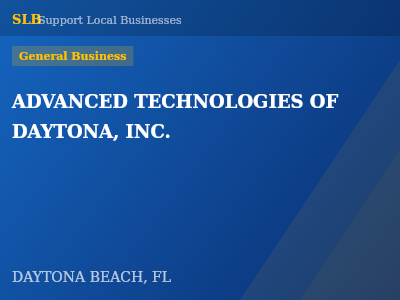 ADVANCED TECHNOLOGIES OF DAYTONA, INC. — General Business in DAYTONA BEACH, FL