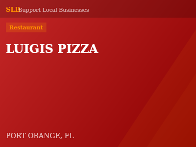LUIGIS PIZZA — Restaurant in PORT ORANGE, FL