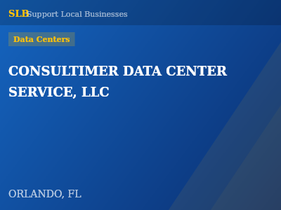 CONSULTIMER DATA CENTER SERVICE, LLC — Data Centers in ORLANDO, FL