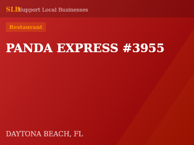 PANDA EXPRESS #3955 — Restaurant in DAYTONA BEACH, FL