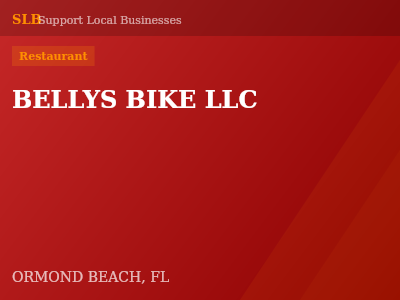 BELLYS BIKE LLC — Restaurant in ORMOND BEACH, FL