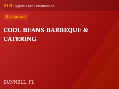 COOL BEANS BARBEQUE & CATERING — Restaurant in BUNNELL, FL
