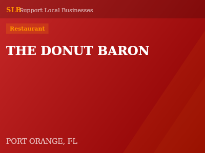 THE DONUT BARON — Restaurant in PORT ORANGE, FL