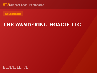THE WANDERING HOAGIE LLC — Restaurant in BUNNELL, FL