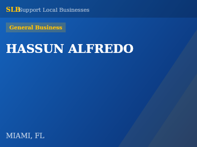 HASSUN ALFREDO — General Business in MIAMI, FL