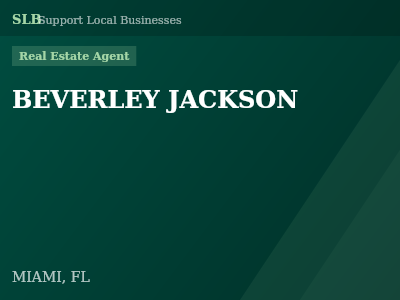 BEVERLEY JACKSON — Real Estate Agent in MIAMI, FL