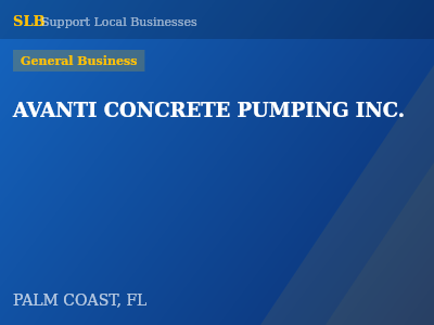 AVANTI CONCRETE PUMPING INC. — General Business in PALM COAST, FL
