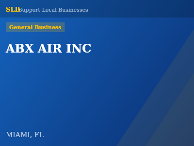 ABX AIR INC — General Business in MIAMI, FL