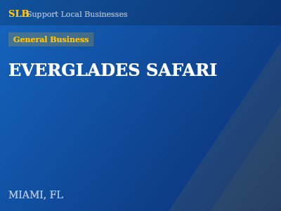 EVERGLADES SAFARI — General Business in MIAMI, FL