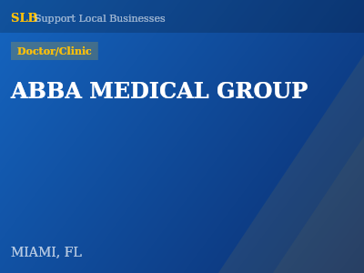 ABBA MEDICAL GROUP — Doctor/Clinic in MIAMI, FL