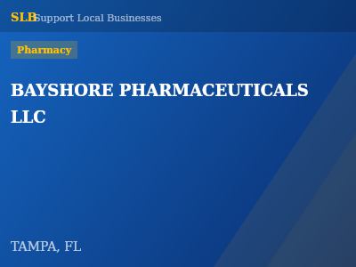 BAYSHORE PHARMACEUTICALS LLC — Pharmacy in TAMPA, FL