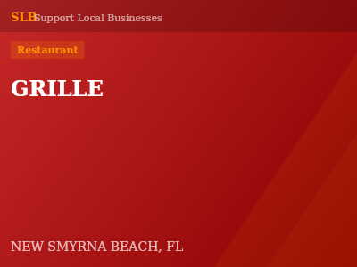 GRILLE — Restaurant in NEW SMYRNA BEACH, FL