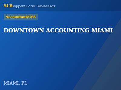 DOWNTOWN ACCOUNTING MIAMI — Accountant/CPA in MIAMI, FL