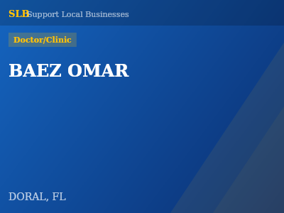 BAEZ OMAR — Doctor/Clinic in DORAL, FL