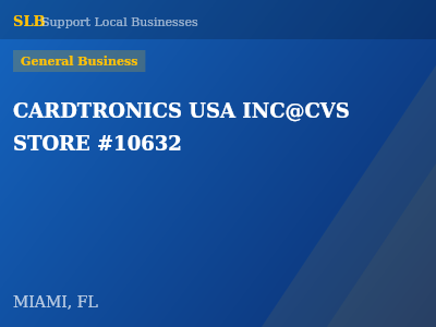 CARDTRONICS USA INC@CVS STORE #10632 — General Business in MIAMI, FL
