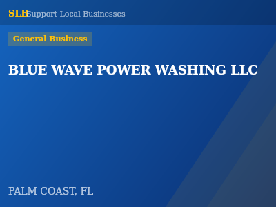 BLUE WAVE POWER WASHING LLC — General Business in PALM COAST, FL
