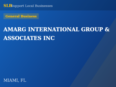 AMARG INTERNATIONAL GROUP & ASSOCIATES INC — General Business in MIAMI, FL