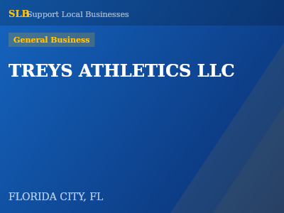 TREYS ATHLETICS LLC — General Business in FLORIDA CITY, FL