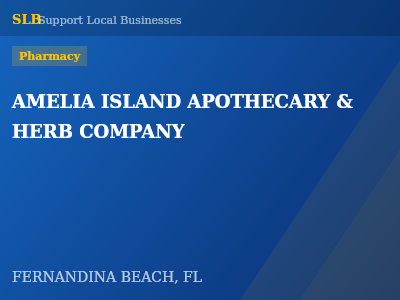 AMELIA ISLAND APOTHECARY & HERB COMPANY — Pharmacy in FERNANDINA BEACH, FL