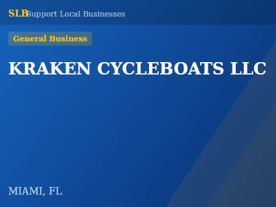 KRAKEN CYCLEBOATS LLC — General Business in MIAMI, FL