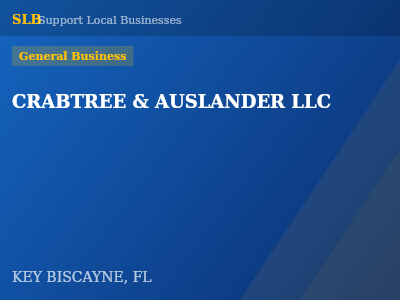 CRABTREE & AUSLANDER LLC — General Business in KEY BISCAYNE, FL