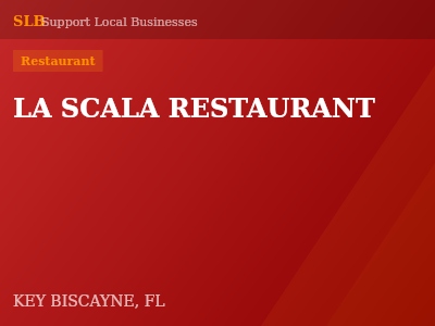 LA SCALA RESTAURANT — Restaurant in KEY BISCAYNE, FL