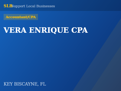 VERA ENRIQUE CPA — Accountant/CPA in KEY BISCAYNE, FL