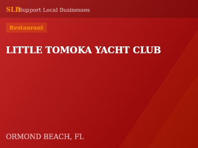 LITTLE TOMOKA YACHT CLUB — Restaurant in ORMOND BEACH, FL