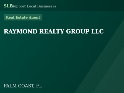 RAYMOND REALTY GROUP LLC — Real Estate Agent in PALM COAST, FL