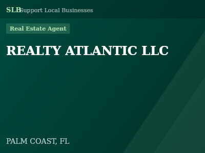 REALTY ATLANTIC LLC — Real Estate Agent in PALM COAST, FL