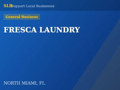 FRESCA LAUNDRY — General Business in NORTH MIAMI, FL