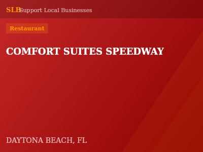 COMFORT SUITES SPEEDWAY — Restaurant in DAYTONA BEACH, FL