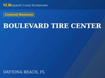 BOULEVARD TIRE CENTER — General Business in DAYTONA BEACH, FL