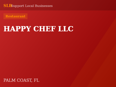HAPPY CHEF LLC — Restaurant in PALM COAST, FL