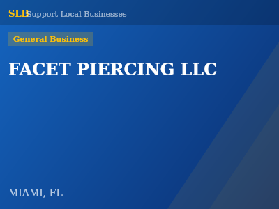 FACET PIERCING LLC — General Business in MIAMI, FL