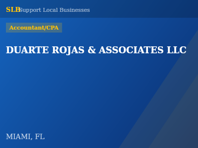 DUARTE ROJAS & ASSOCIATES LLC — Accountant/CPA in MIAMI, FL